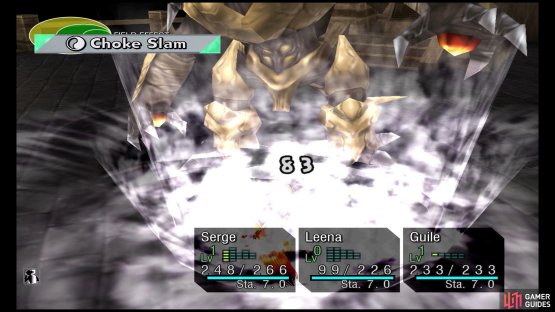 This can deal 150+ damage to one party member.