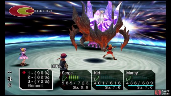 Avoid using the Chrono Cross for the final blow. You can use it to recharge Elements though.