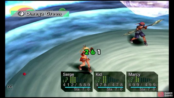 At the start, defend until you&rsquo;ve got 2+ stamina for your party members and 3+ for Serge.