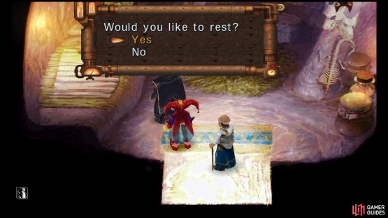 After learning everything, sleep in the house by the entrance.