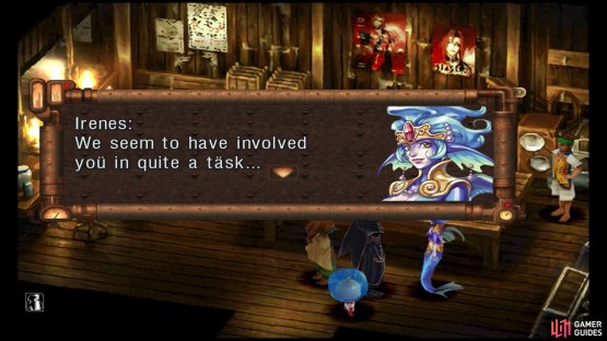 Irenes will ask to join your party.