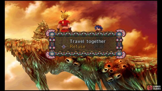 Choose the bottom option 3 times when Kid requests to join your party.