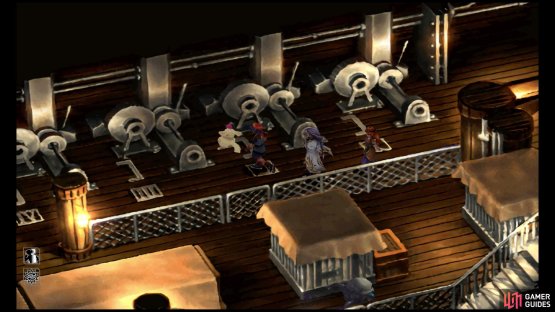 Pip is &ldquo;hiding&rdquo; here at the S.S. Invincible.