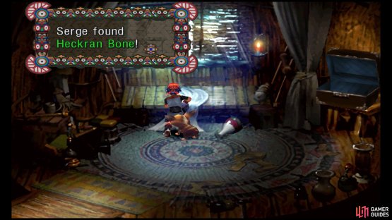 There&rsquo;s a Heckran Bone hidden under the bed here.