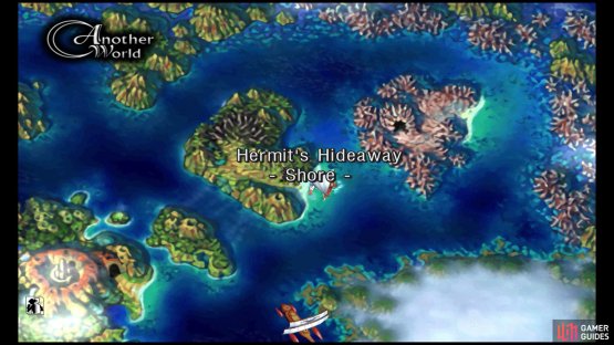 After freeing Riddel, return to Hermit&rsquo;s Hideaway.