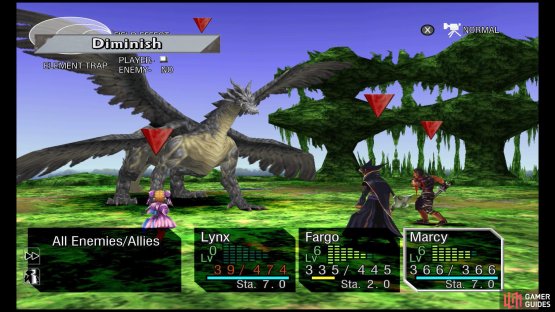 After the Sky Dragon uses Null State, cast Diminish before the dragon casts Magnify.