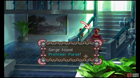 Check behind the stairs in Van&rsquo;s residence to find a Profiteer Purse.
