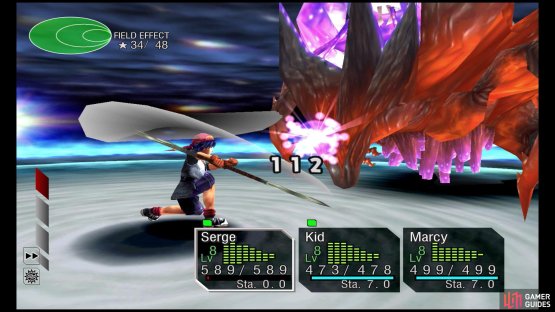 With everyone wearing a Green Plate, auto-battle to start with.