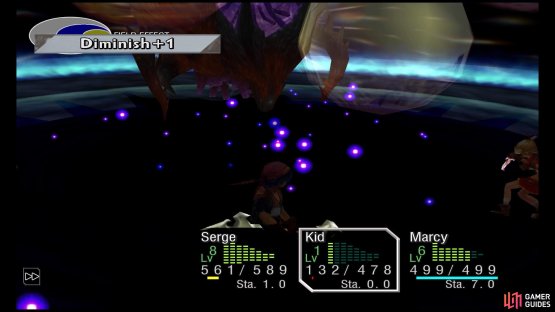 Diminish is a cheap and cheerful way to trivialize bosses.