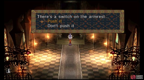 There&rsquo;s also a hidden switch on the throne.