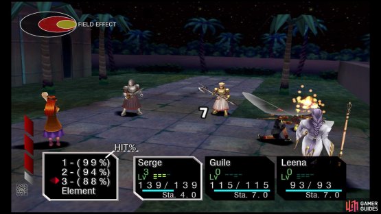 The exterior of the manor is patrolled by many guards.