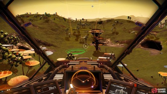 You can scout the Holo-Terminus as you fly above the planet&rsquo;s surface.