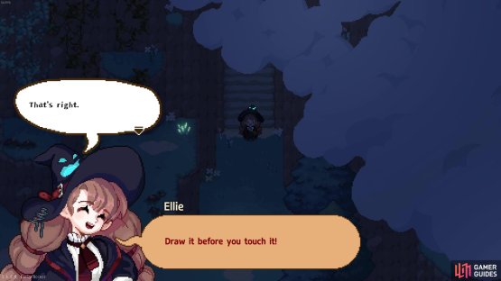 The Witch&rsquo;s Encyclopedia can be filled out with the quill tool.