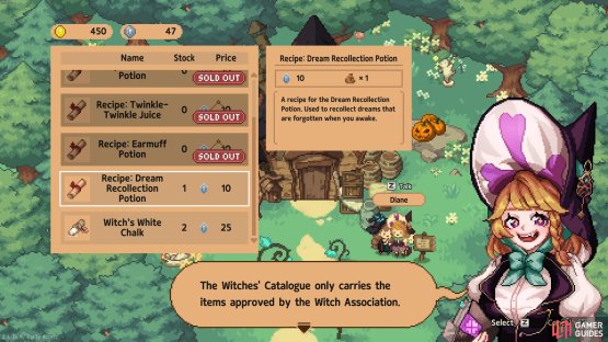 The potion can be bought for 10 Luna Coins from Diane