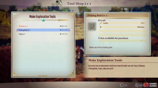 You can craft a Fishing Rod after completing the quest