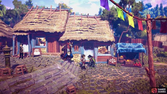 Completing the quest opens up the Trading Post