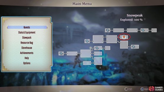 The Sapphire&rsquo;s location on the map