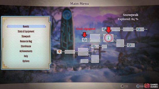 Go to the location pointed out to find the Legendary Trap