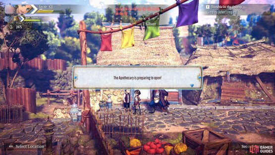 Completing this quest will unlock the Apothecary.