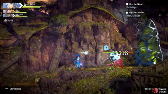 In the next area, you&rsquo;ll find the quest bandit near the end.