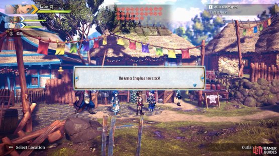 Completing this question will further upgrade the Armor Shop.