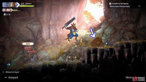 Look for these mining spots in the Forest Cave.