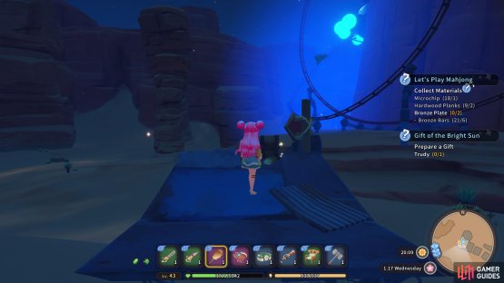 This chest is found sitting inside some ruins or on a wooden platform after Catori World is built.