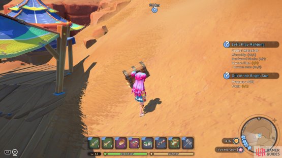 The chest is in a green shack or lying out in the open if you&rsquo;ve built Catori World.
