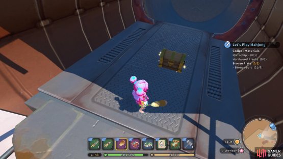 This is located at a pipe opening near the large dome.