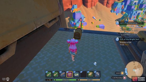 This chest is located on top of a cliff making it tricky to access.