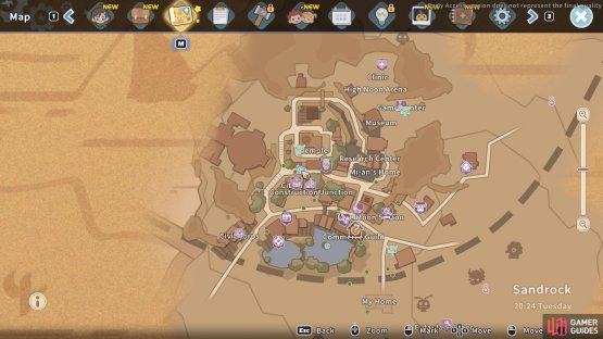 You can climb the cliff from the courtyard near the Church of the Light.