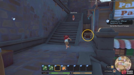 A chest can be found between Pablo&rsquo;s Parlor and the stairs