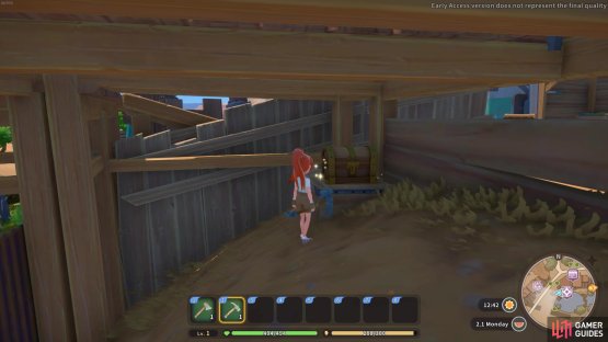 This chest is found beneath the Water World building