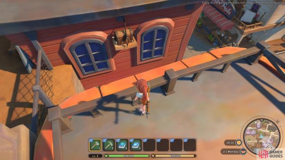 This chest is found on a platform between windows on the building next to Pablo&rsquo;s Parlor