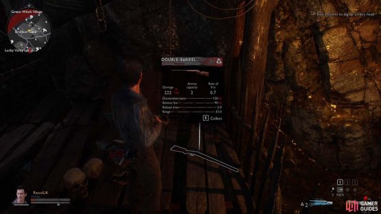 You can find an upgraded shotgun in Bronson Cave,