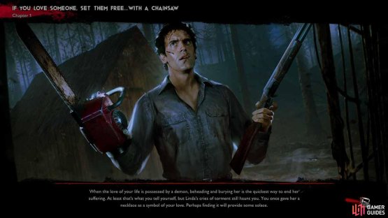 Evil Dead Mission 1 sees ash look to finally deal with Linda&rsquo;s head.