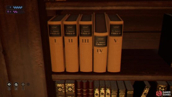 pull the books in the following order: V - III - IV.