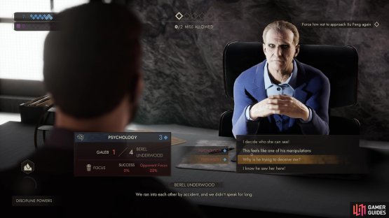 you must win this confrontation to force him to stay away from Xu Feng.