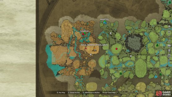 The Fortress of Light is located in eastern Silverlight Hills.