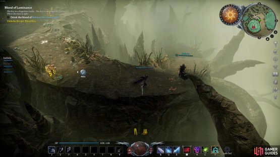 You&rsquo;ll find a winding path just off the main path, leading up to the Lair of the Behemoth.