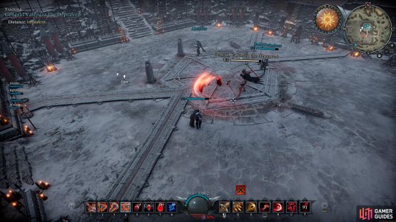 General Valencia&rsquo;s basic combo has a wide arc to it
