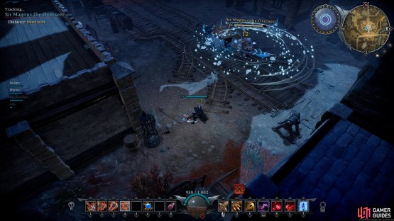keep your distance during Frost Spin.