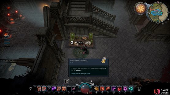When used, it&rsquo;ll grant you 50 Holy Resistance for an hour and appear above your hotbar.