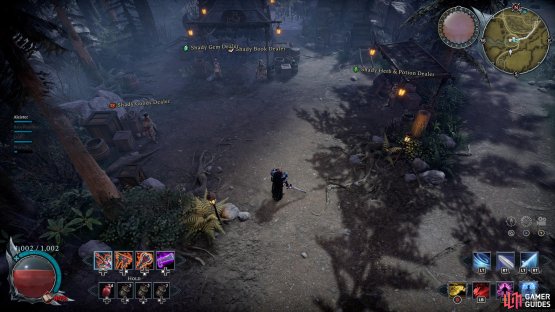 Here, you&rsquo;ll find four merchants selling a variety of goods.