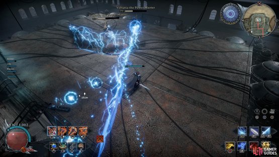 Homing Orbs: Later on, it&rsquo;ll fire out some electric orbs that will track your position. Keep moving to avoid them.