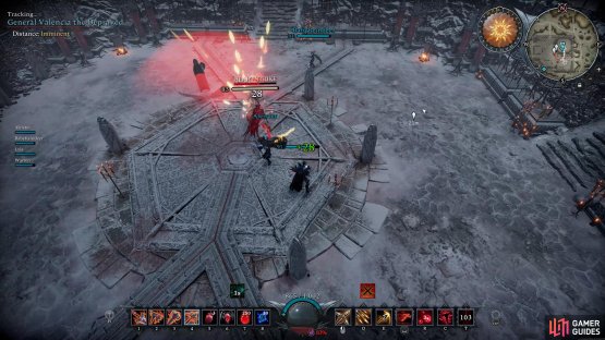 if you get caught in A Thousand Spears, you will take massive damage.