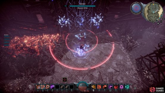 Attack the EMP to set it off, and get out of the blast radius.