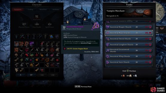 The cost here is reduced due to us changing the settings. The normal cost is 1500 shards.