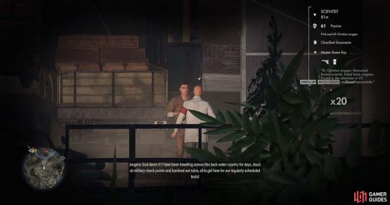 That&rsquo;s Jungers with the bald head. Get ready to follow into into the facility.