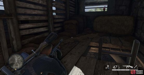 Sneaky, sneaky, we haven&rsquo;t see this before. Crawl to find the ladder.